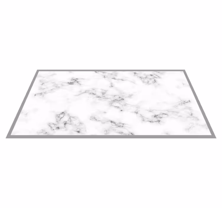 Tapis vinyle cuisine effet pierre marbre gris - TenStickers