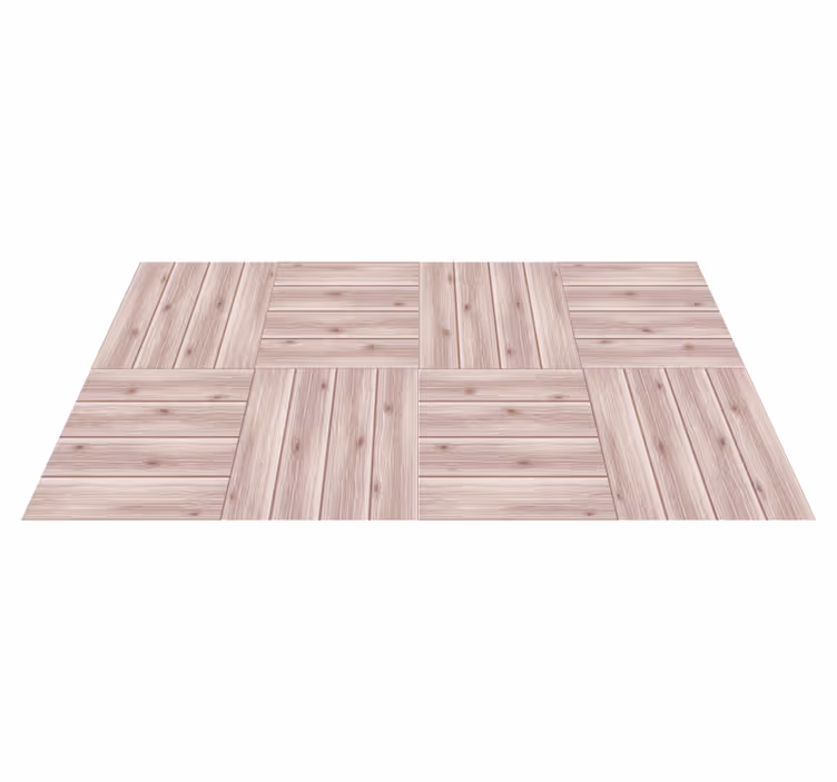 Tapis vinyle imitation parquet simulation de bois - TenStickers