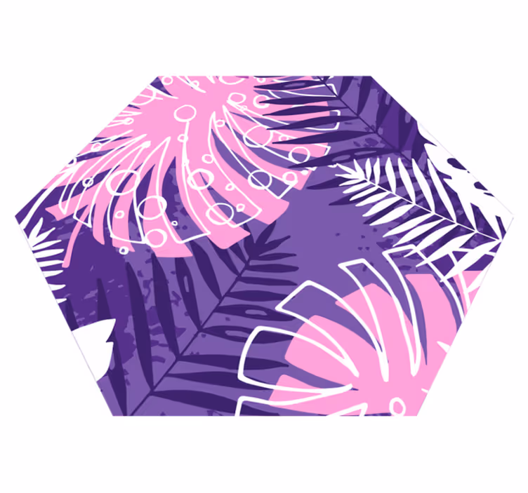 Tapis vinyle fleurs et plantes déclaration botanique - TenStickers