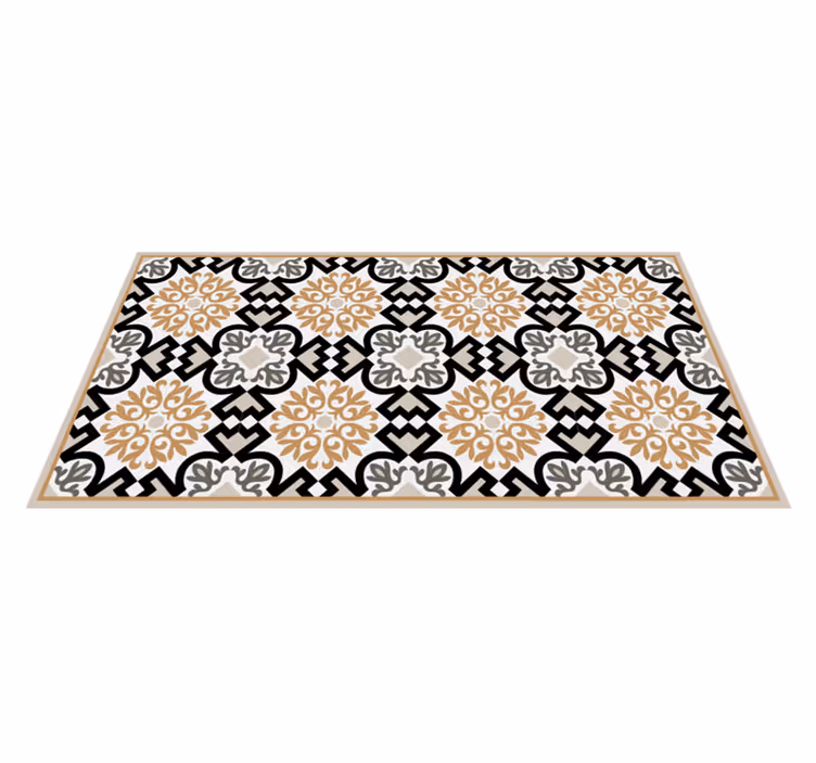 Tapis mosaique vinyle mosaïque complexe - TenStickers