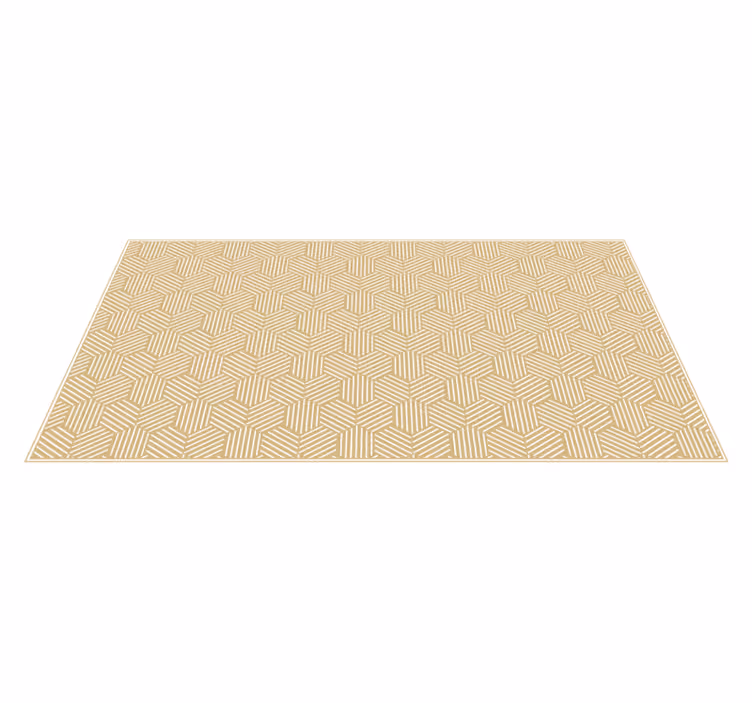 Tapis vinyle géométrique élégance à chevrons - TenStickers