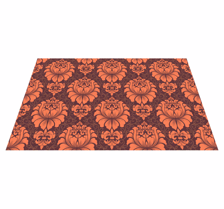 Tapis vinyle mandala symétrie ornée - TenStickers