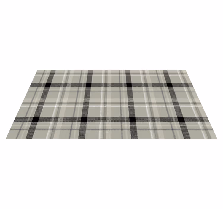 Tapis vinyle texture motif à carreaux - TenStickers