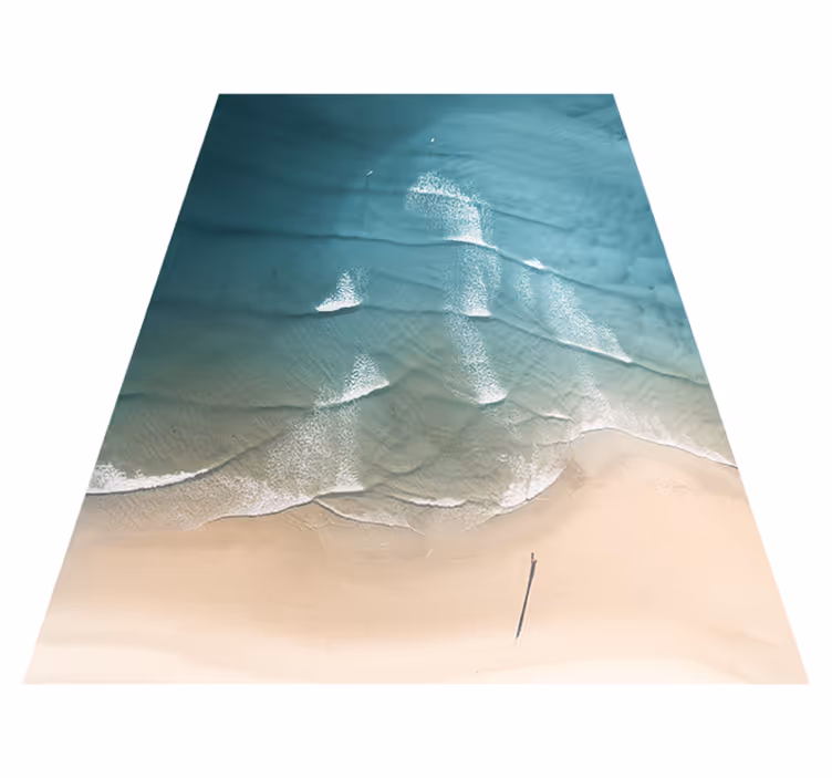 Tapis vinyle nature littoral côtier - TenStickers
