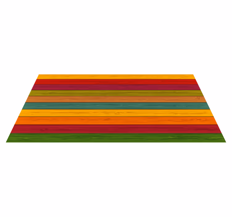 Tapis vinyle rayures sentier rayé coloré - TenStickers