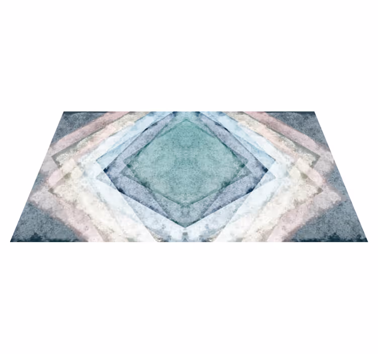 Tapis vinyle marbre symétrie marble - TenStickers