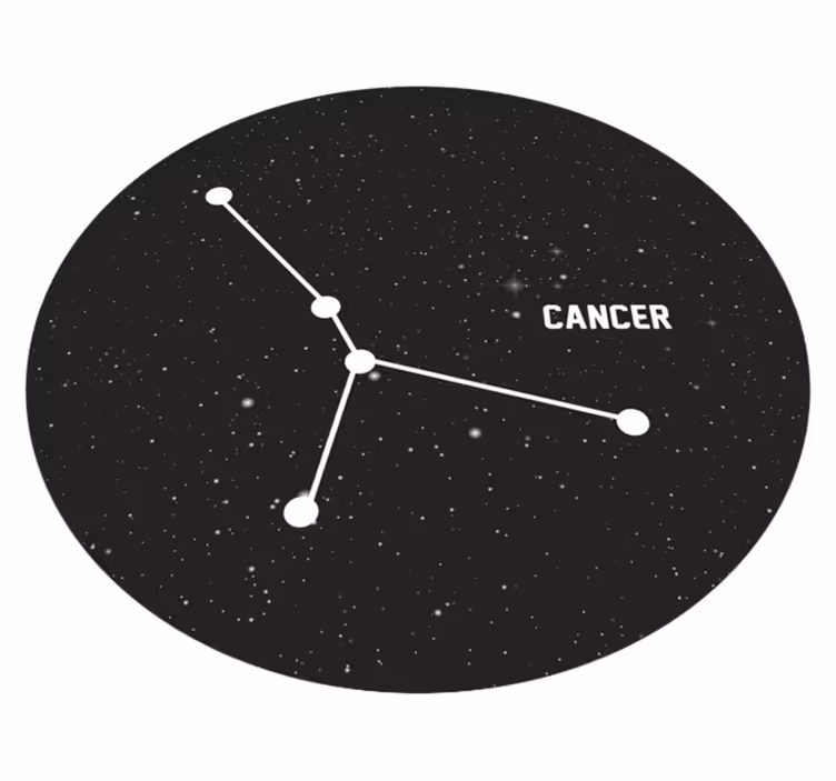 Tapis vinyle étoile constellation céleste - TenStickers