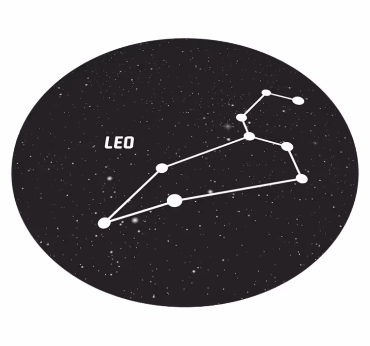 Tapis vinyle étoile astronomie des constellations - TenStickers