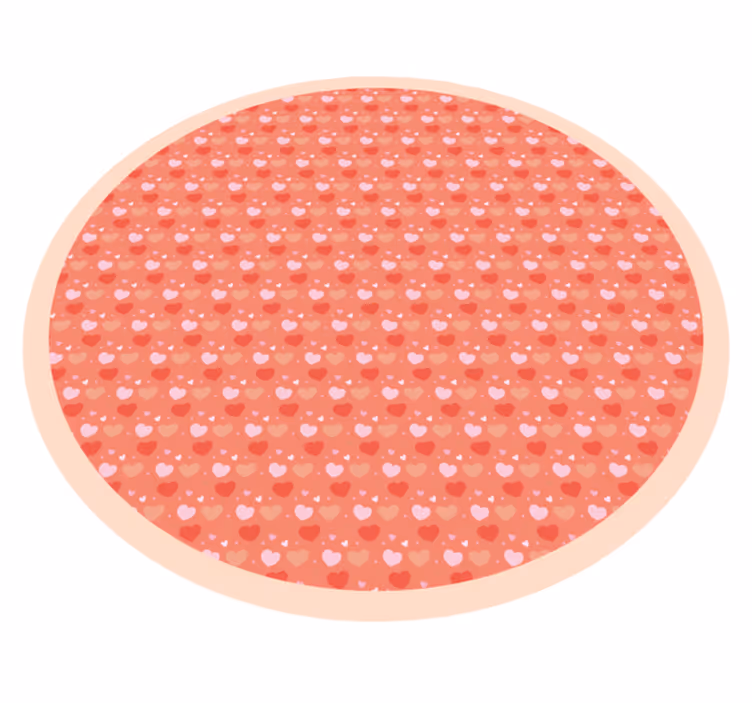 Tapis vinyle chambre bébé cercle à pois - TenStickers