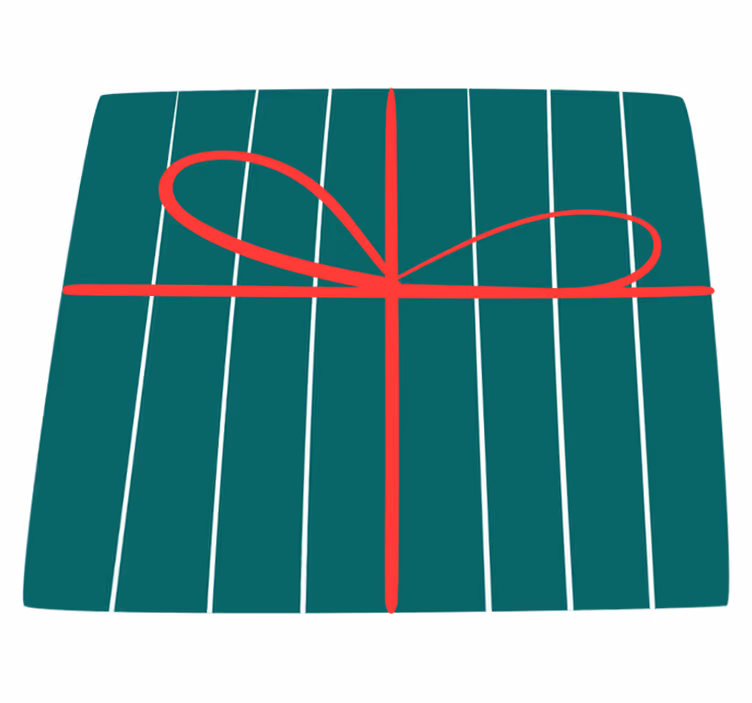 Tapis vinyle rayures lignes vertes et rouges - TenStickers