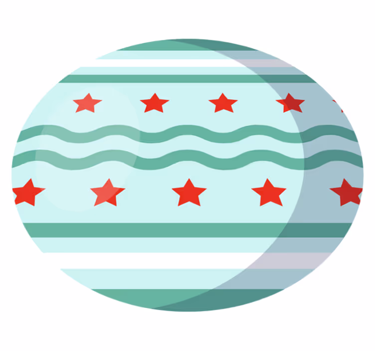 Tapis vinyle étoile Élément étoile aquatique - TenStickers