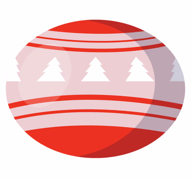 Tapis vinyle noël motif arbre festif - TenStickers