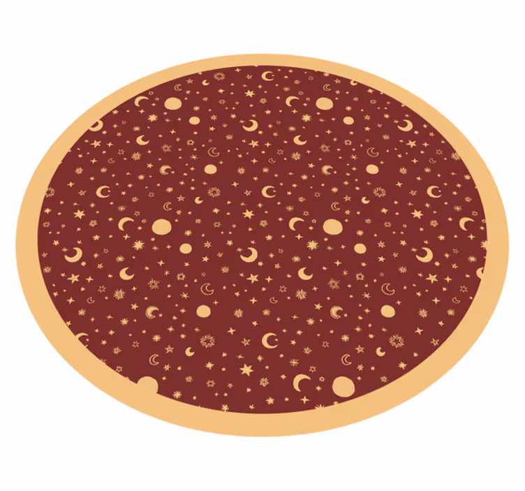 tapis vinyle pour enfants Étoiles pour enfants rouges lavées - TenStickers
