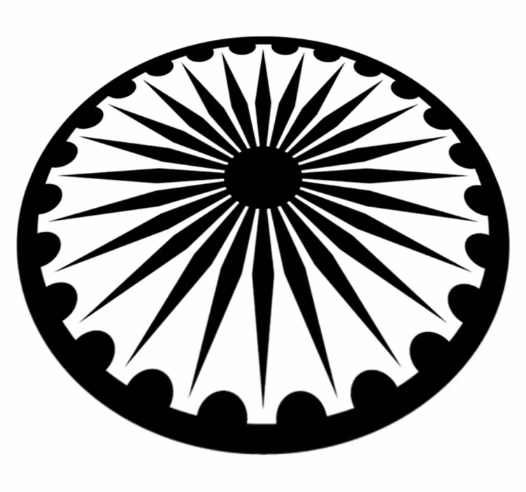Tapis vinyle moderne mandala monochrome - TenStickers