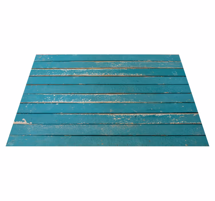 Tapis vinyle imitation parquet planche vieillie - TenStickers