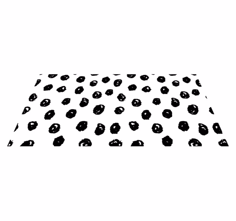 Tapis vinyle animal résumé tacheté - TenStickers