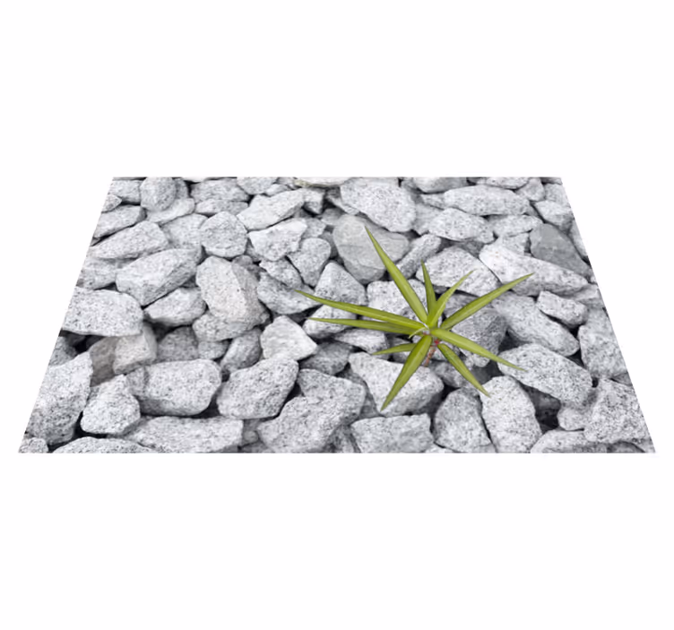 Tapis vinyle pierre surface texturée en roche - TenStickers