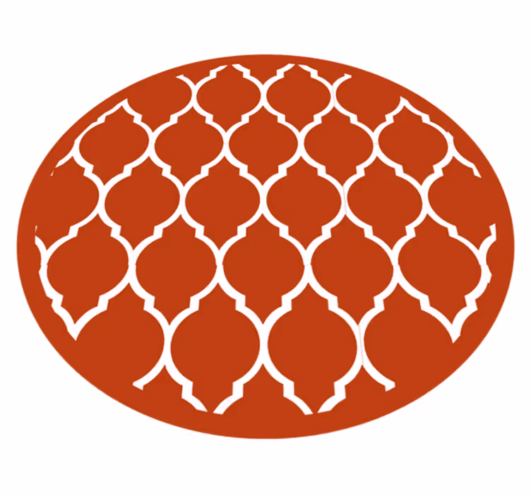 Tapis vinyle géométrique treillis à motifs géométriques - TenStickers