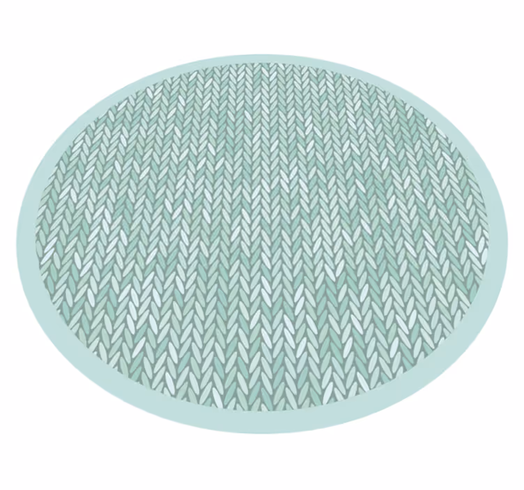 Tapis vinyle rayures motif de bandes entrelacées - TenStickers