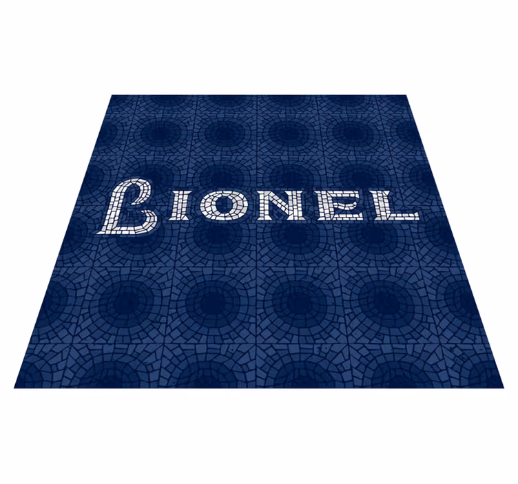 Tapis vinyle personnalisé géotexture personnalisée - TenStickers