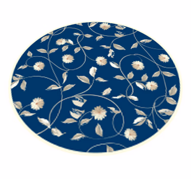 Tapis vinyle fleurs et plantes motif de floraison botanique - TenStickers