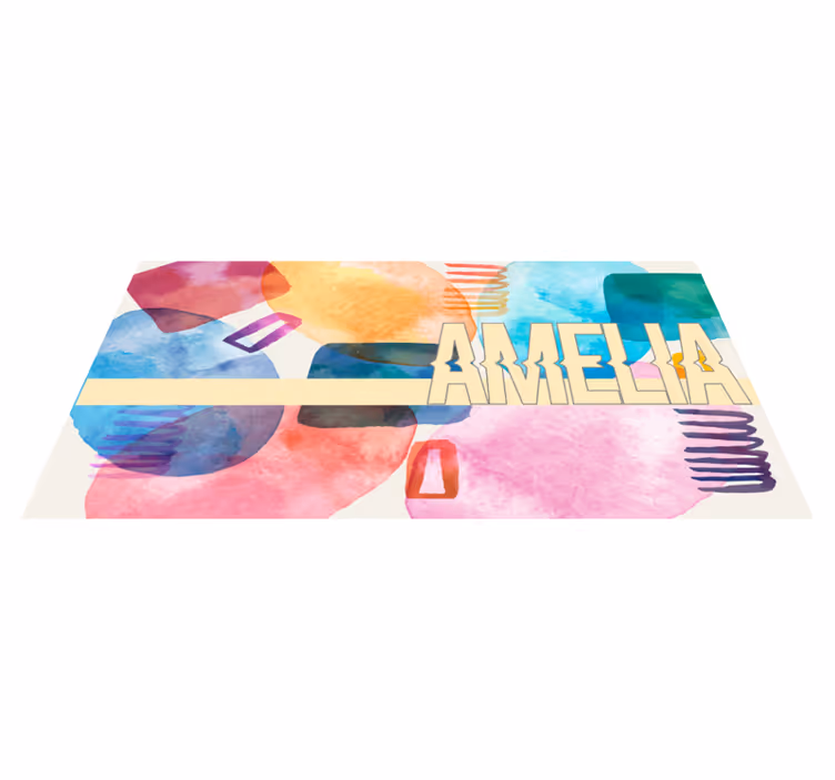 Tapis vinyle personnalisé Étiquette personnalisée - TenStickers
