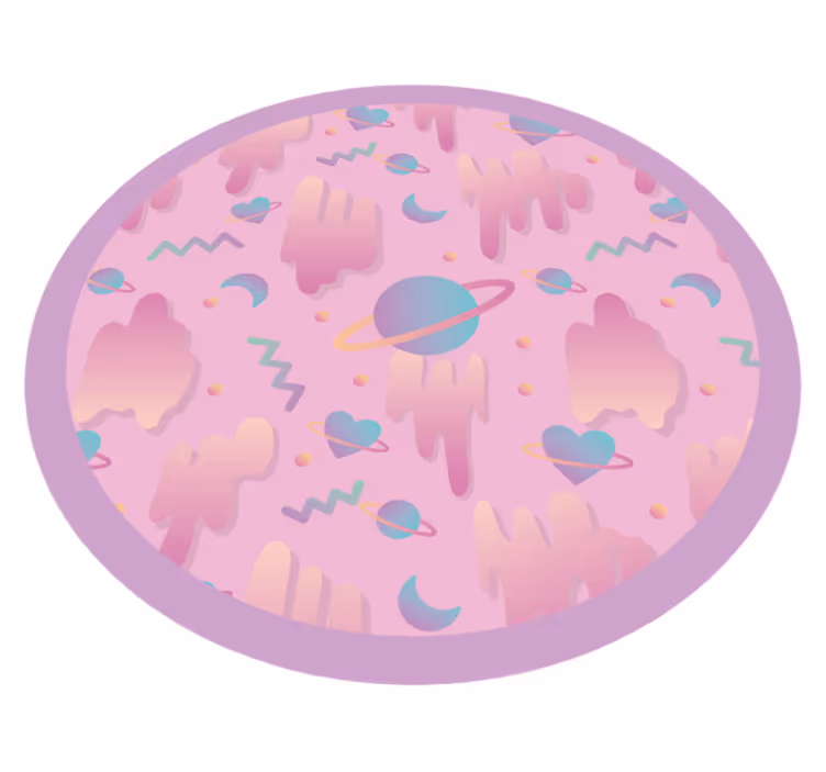 Tapis vinyle chambre bébé récréation planétaire - TenStickers