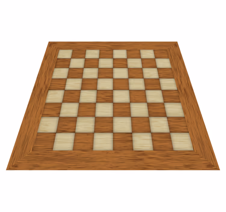 Tapis vinyle salle de bain damier - TenStickers