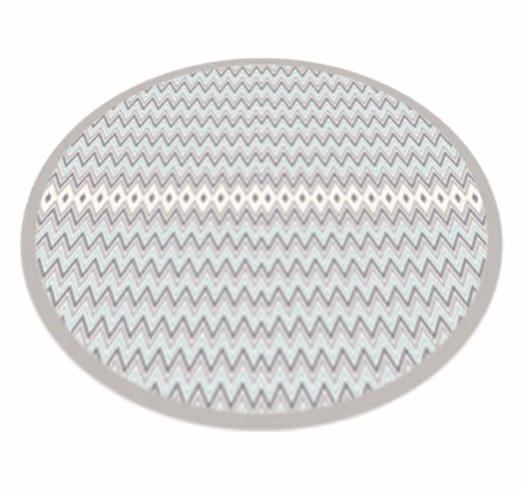 Tapis vinyle rayures détail du motif à chevrons - TenStickers