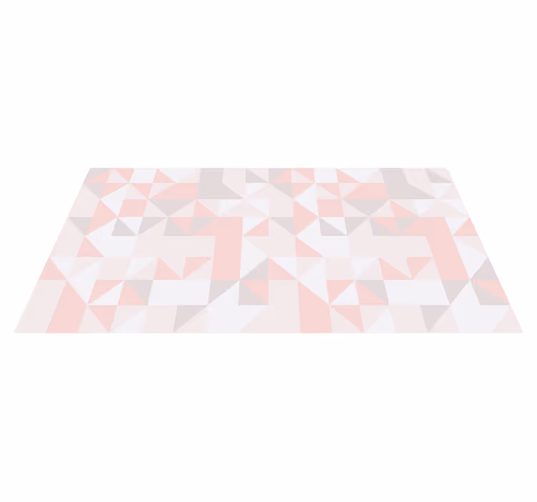 Tapis vinyle géométrique composition pastel géométrique - TenStickers