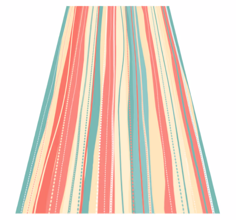 Tapis vinyle rayures coloris rayé - TenStickers