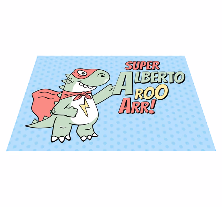 Tapis vinyle autres tapis dinosaure de super-héros - TenStickers