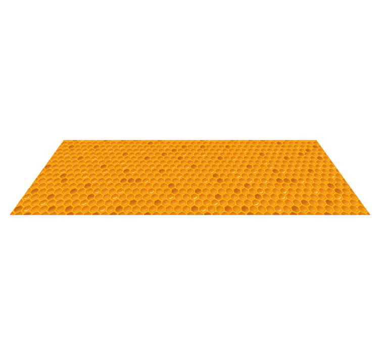 Tapis vinyle cuisine concept en nid d'abeille - TenStickers