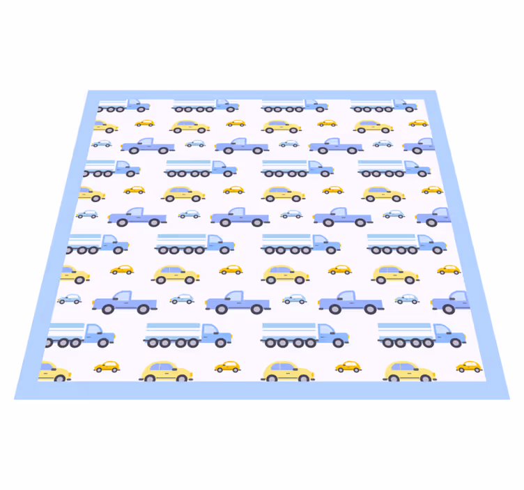 Tapis vinyle pour enfants thème de circulation ludique - TenStickers