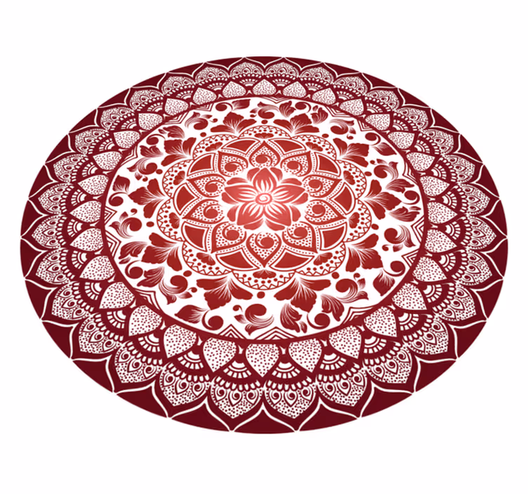Tapis vinyle Mandala de dentelle orientale  - TenStickers