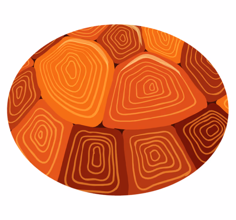 Tapis vinyle texture contours organiques - TenStickers
