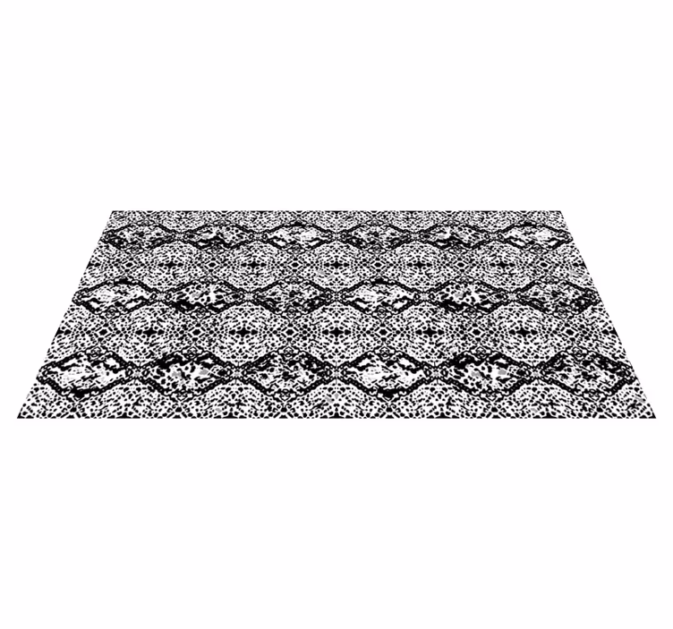 Tapis vinyle animal monochrome craquelé - TenStickers