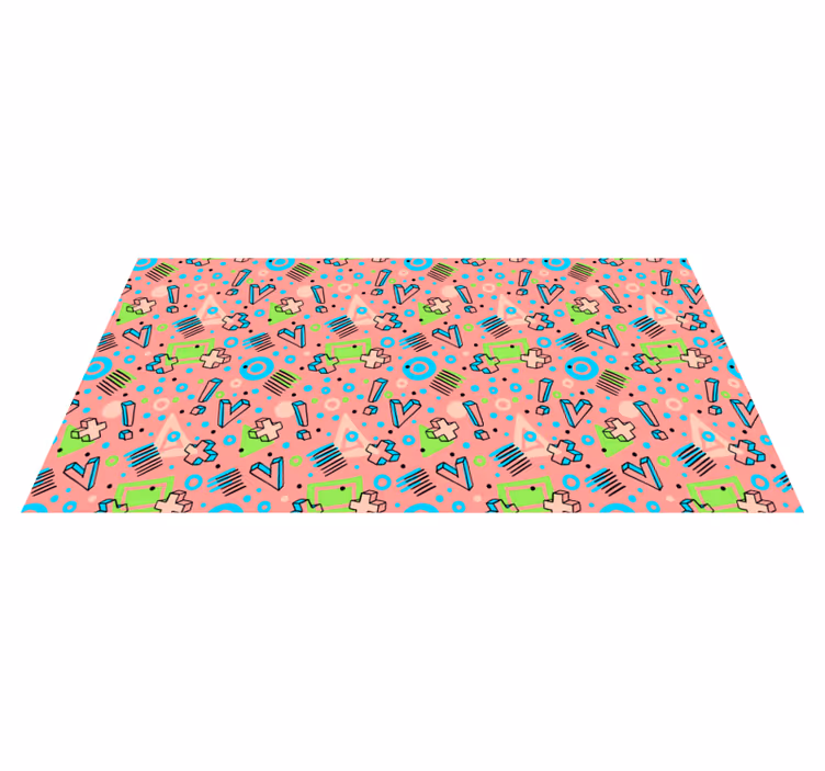 Tapis vinyle autres tapis géométrie ludique - TenStickers