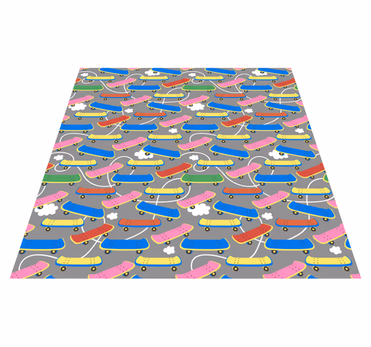 Tapis vinyle autres tapis modèle de planche à roulettes - TenStickers