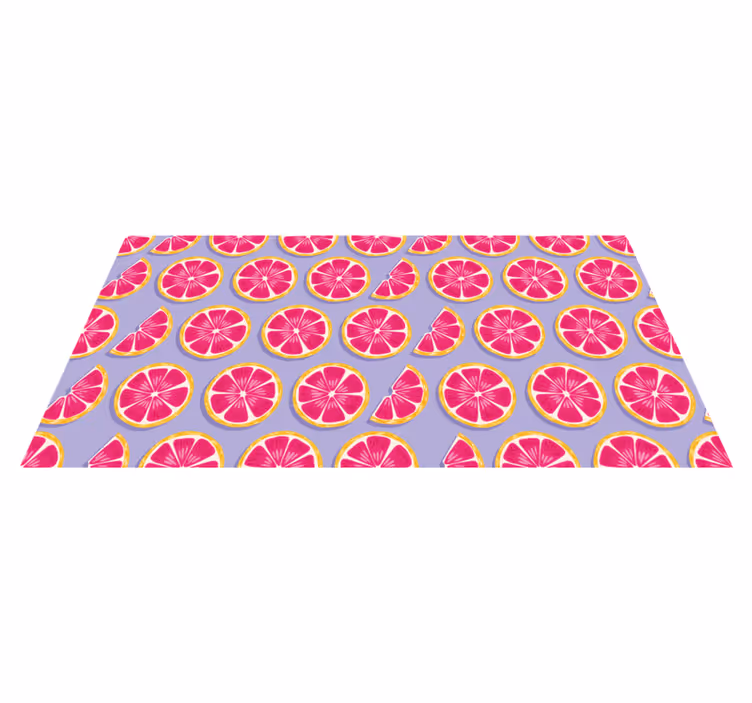 Tapis vinyle cuisine concept de tranche d'agrumes - TenStickers