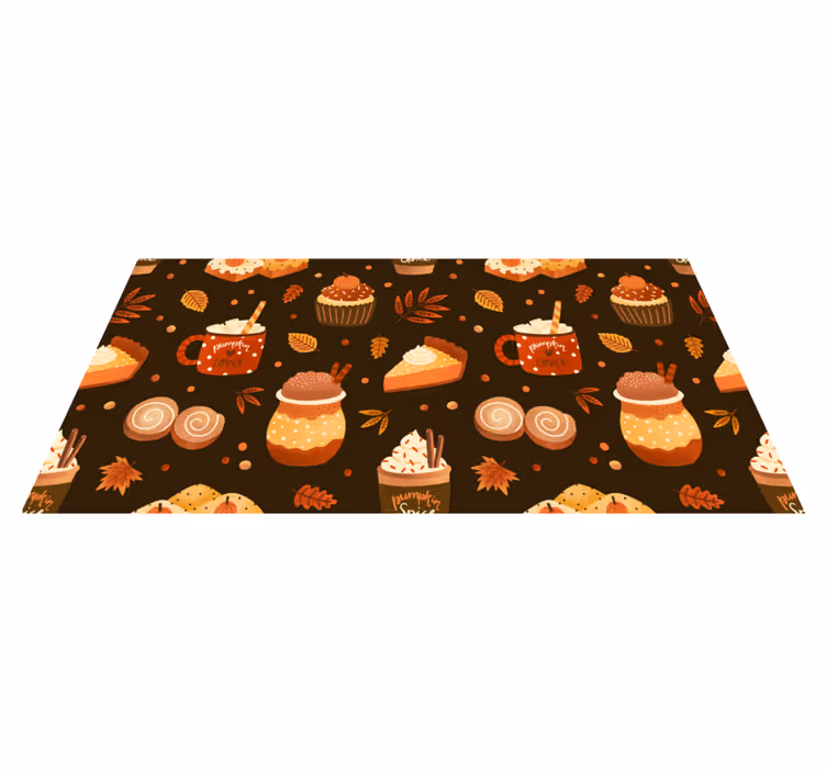 Tapis vinyle cuisine joie de l'indulgence sucrée - TenStickers