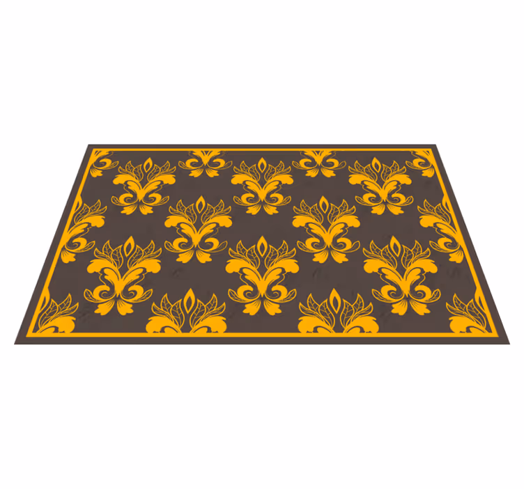 Tapis vinyle vintage arrangement botanique gracieux - TenStickers