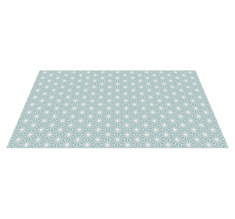 Tapis vinyle salon carreaux Tokyo - TenStickers