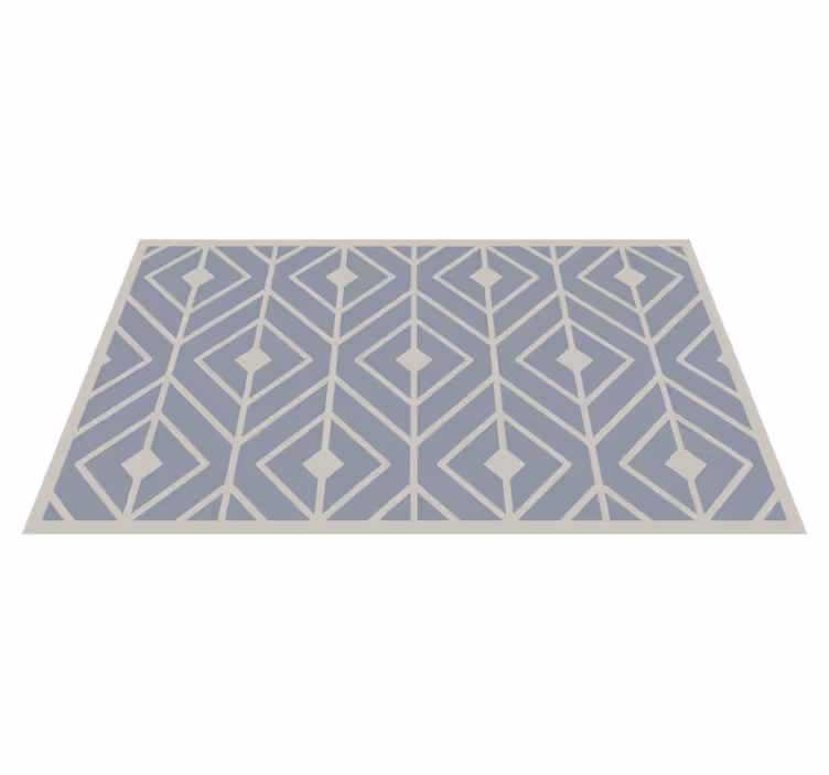 Tapis vinyle chambre motif géométrique doux - TenStickers