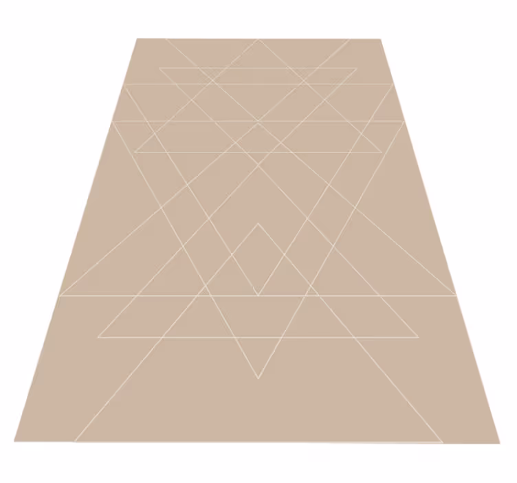 Tapis vinyle moderne motif géométrique - TenStickers