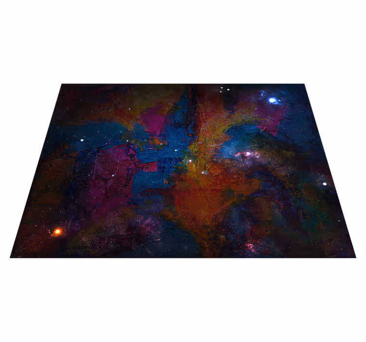 Tapis vinyle étoile conception de l'espace cosmique - TenStickers