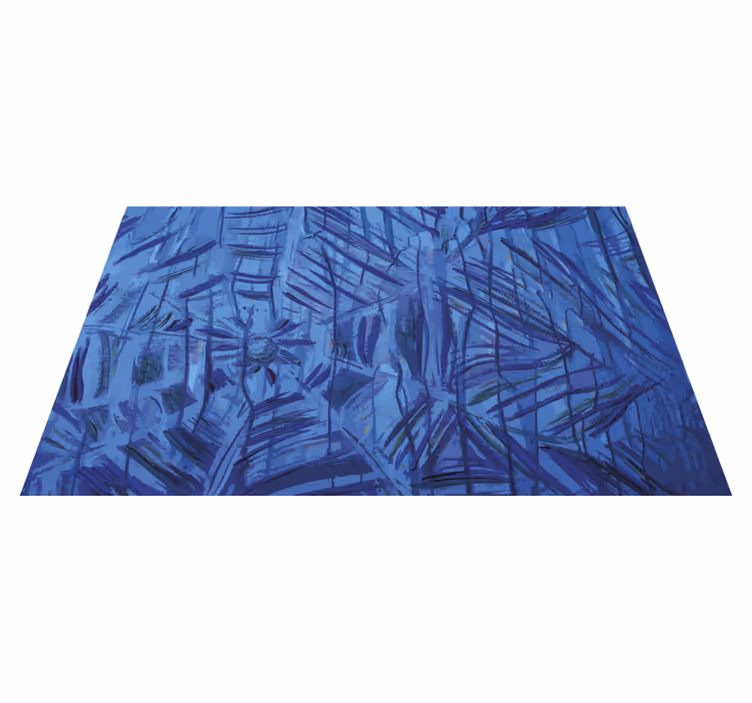 Tapis vinyle nature imprimé feuillage exotique - TenStickers