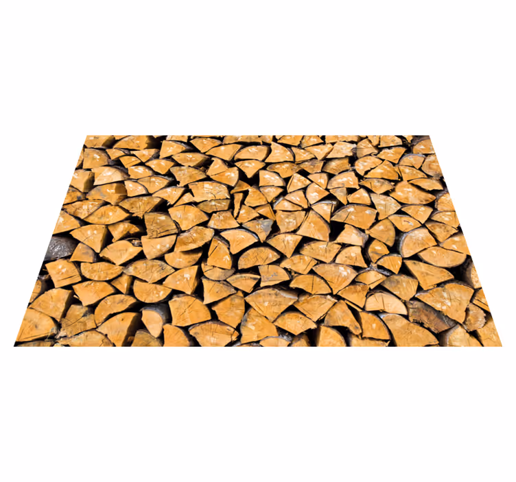 Tapis vinyle en bois Planches 3d originales à effet bois - TenStickers