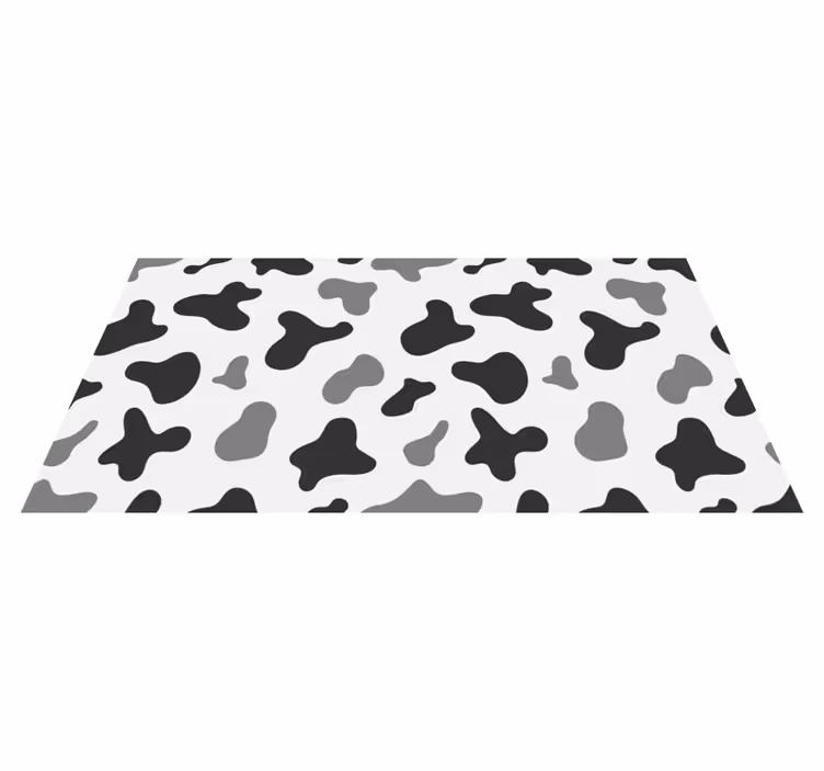 Tapis vinyle animal motif de vache - TenStickers