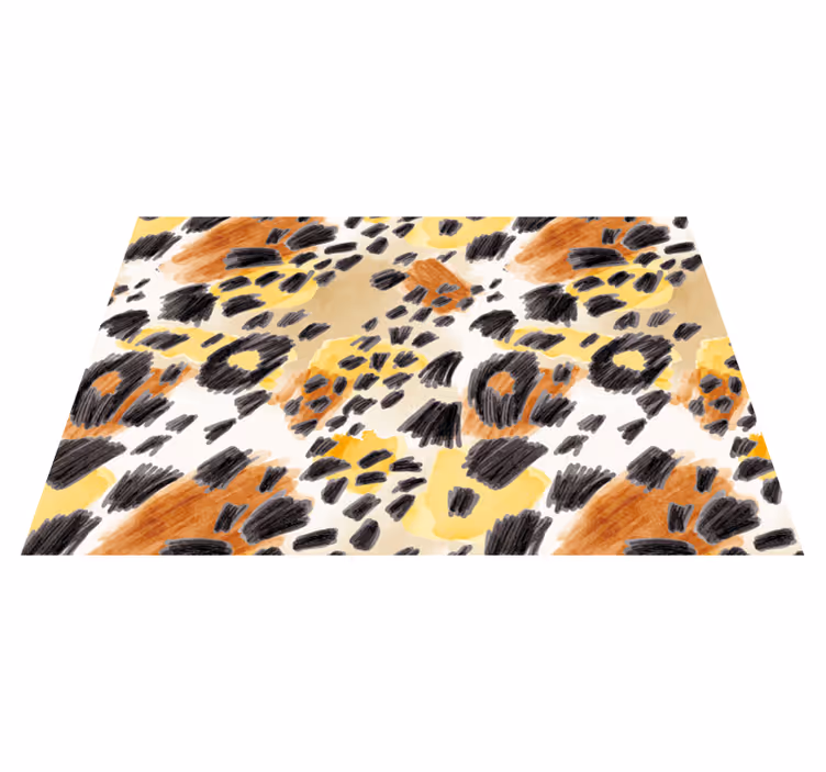 Tapis vinyle animal motif élégant - TenStickers